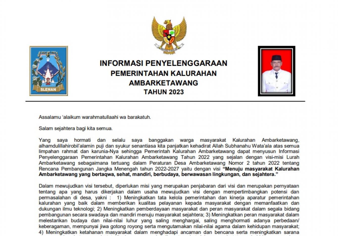 IPPD 2023 Kalurahan Ambarketawang