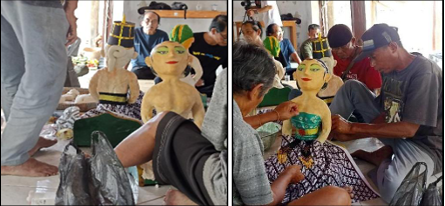 Upacara adat saparan bekakak kalurahan Ambarketawang